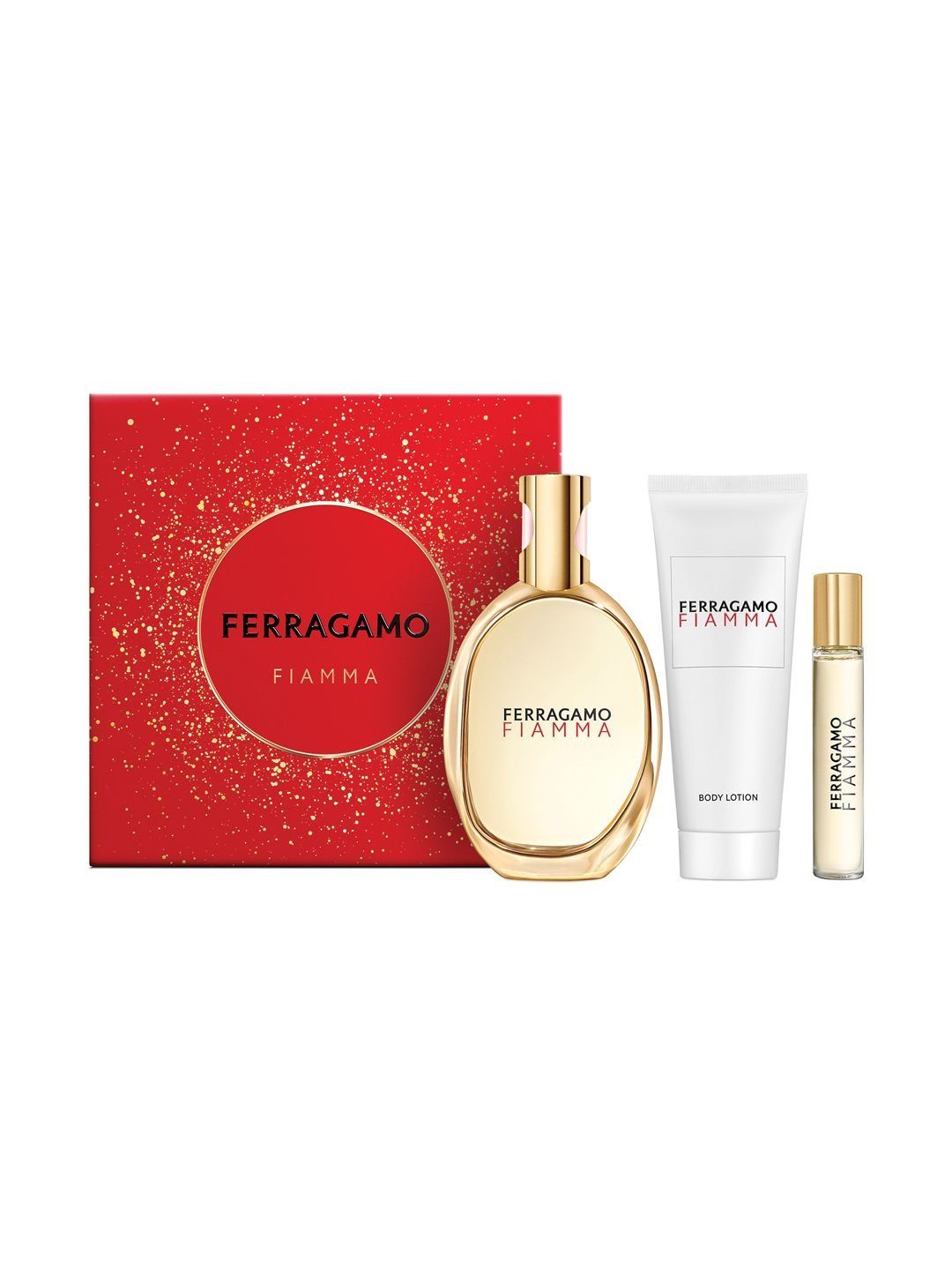 Salvatore Ferragamo Set Of 3 Long-Lasting EDP - 100 ml & 15 ml And Body Lotion-100 ml-image-37