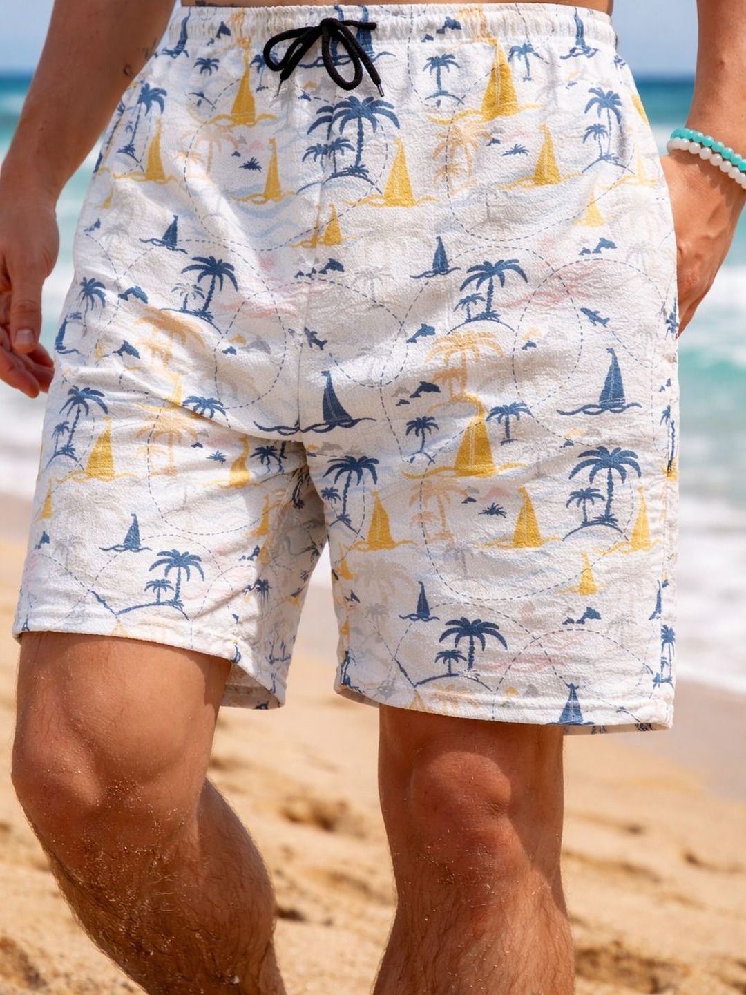 RAHI TRENDZ Men Conversational Printed Loose Fit Shorts-image-48