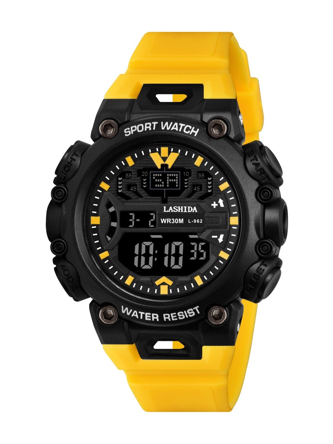 LUXURIT Men Dial & Straps Analogue and Digital Multi Function Watch LX-L962-YELLOW-picture-11