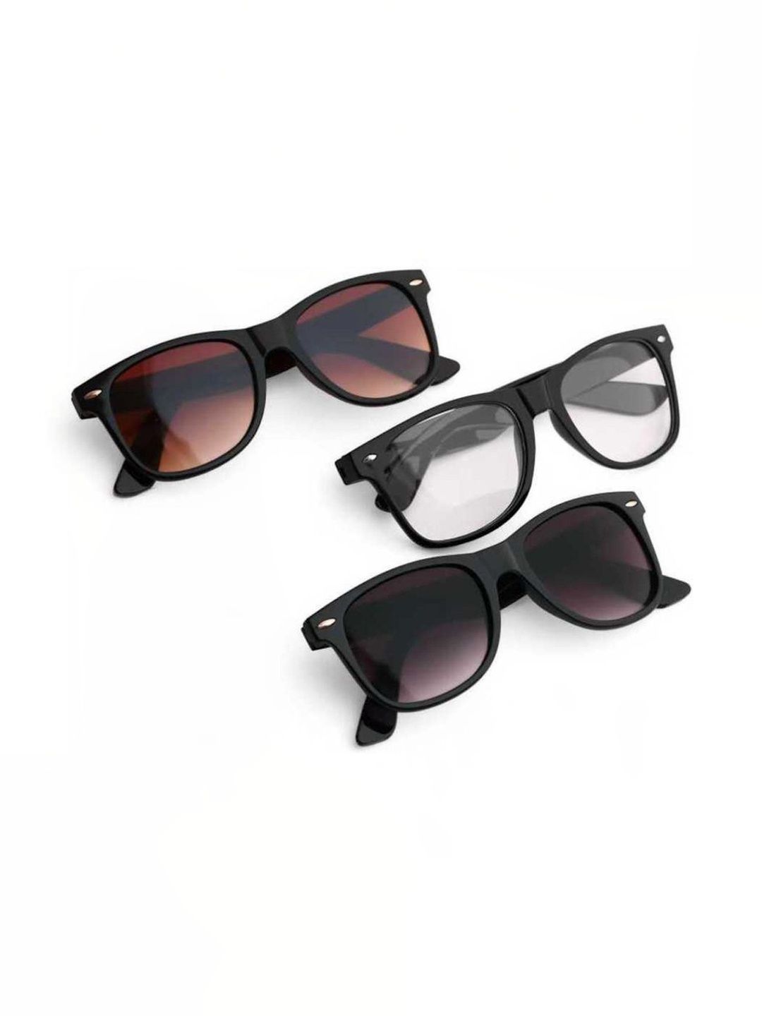 Elligator Men Black Lens & Black Square Sunglasses with-picture-38
