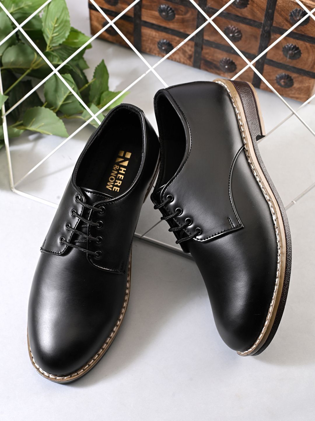 HERE&NOW Men Lace-Ups Formal Derbys-picture-42