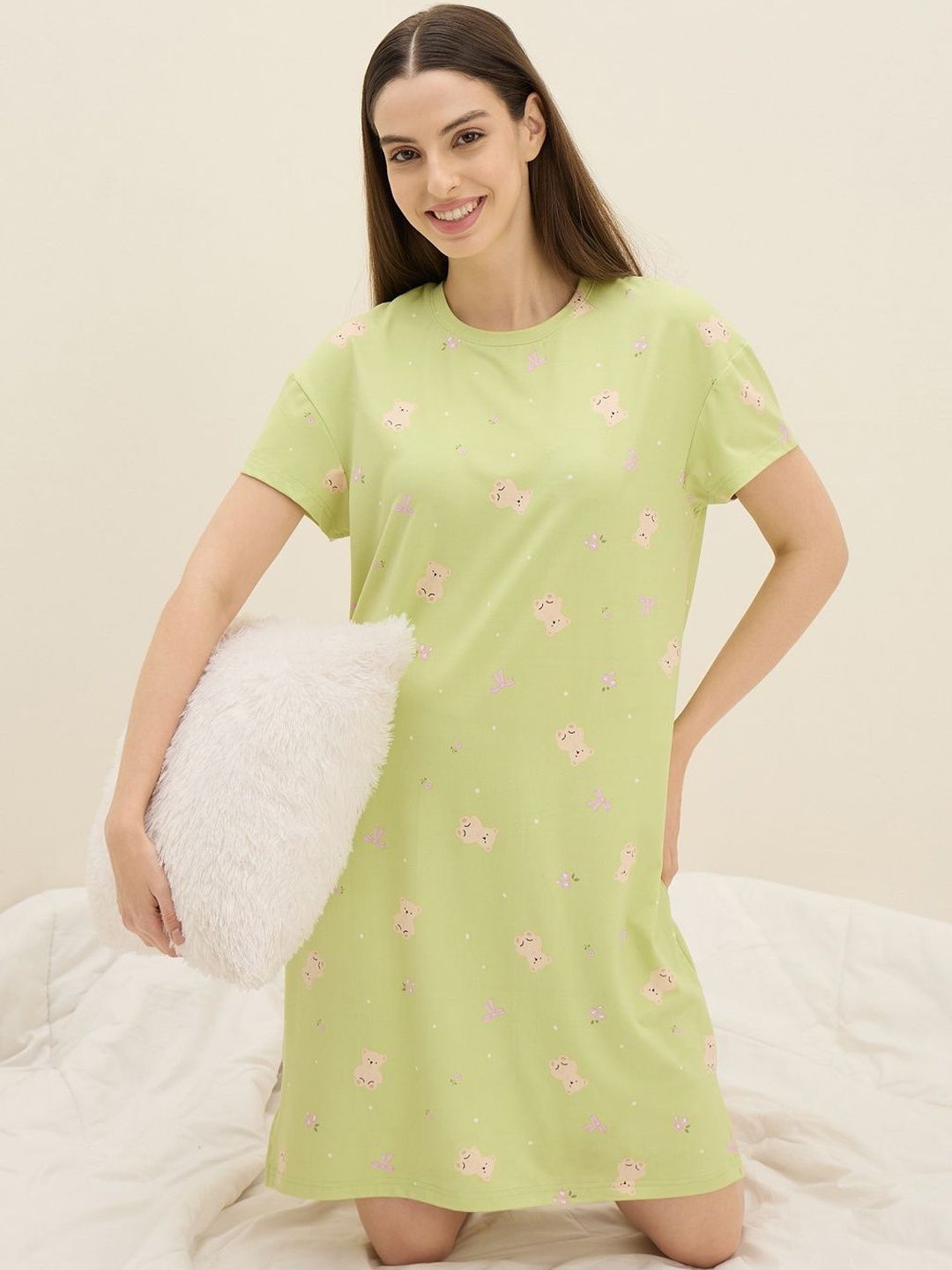 Sweet Dreams Printed Nightdress-picture-20