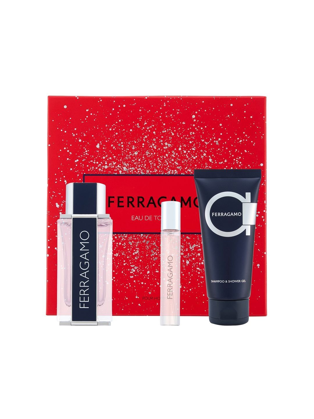 Salvatore Ferragamo Set Of 3 Long-Lasting EDP - 100 ml & 15 ml And Shower Gel -100 ml-image-35