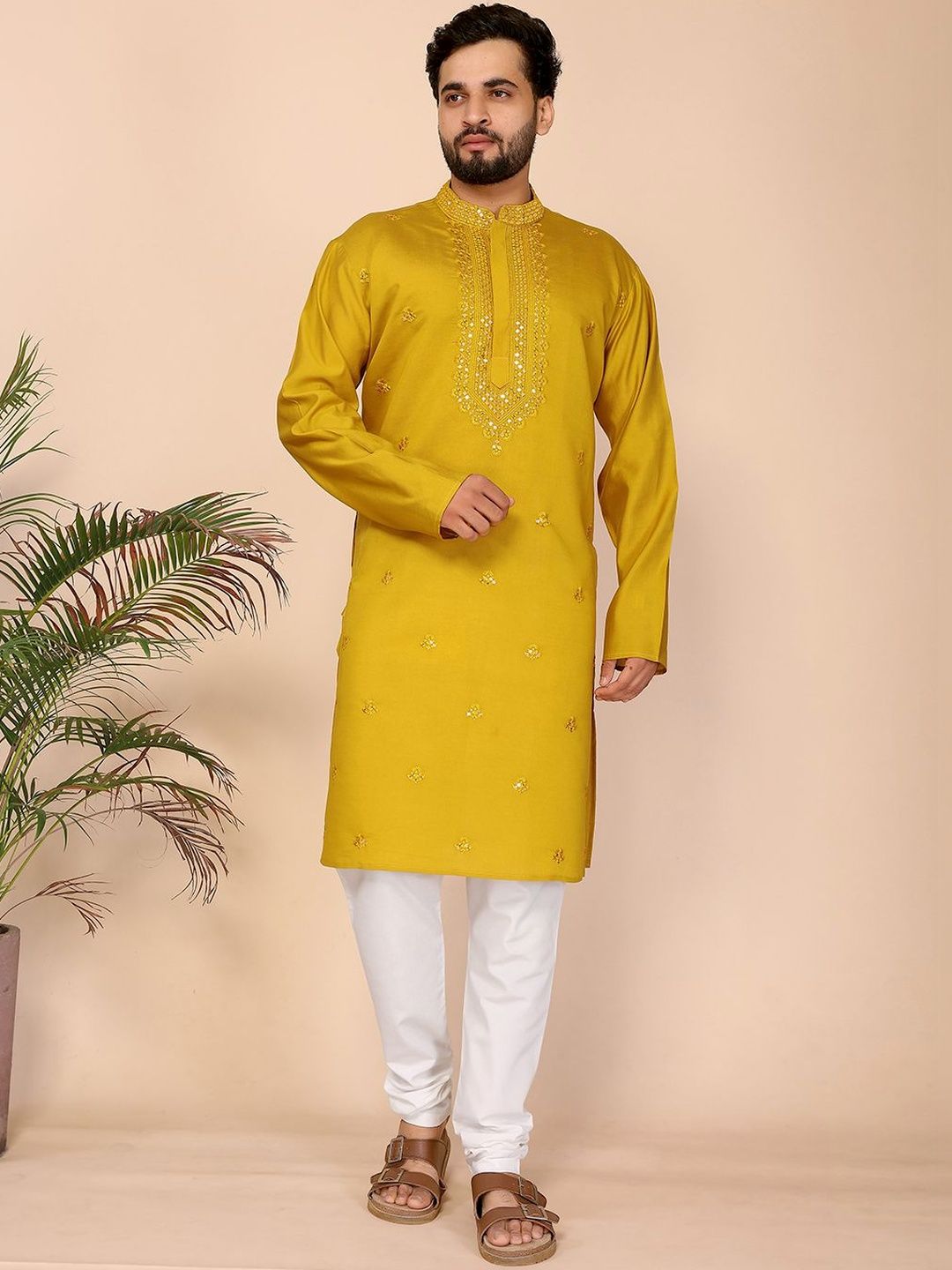 Anouk Mirage Men Embroidered Thread Work Kurta-picture-23