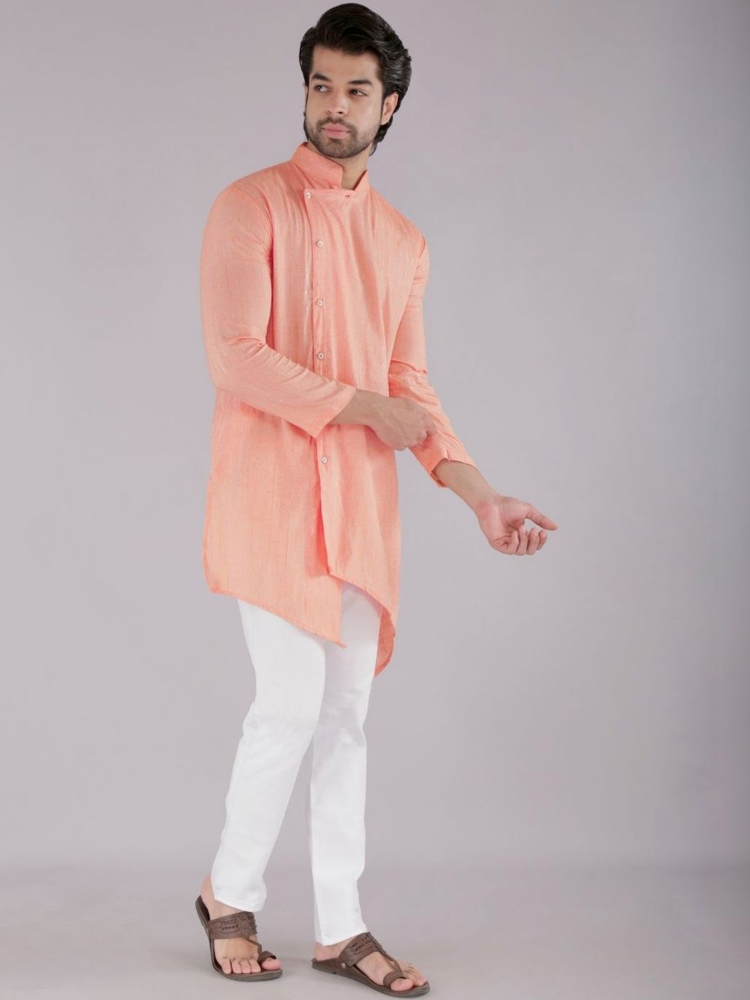 Mehsoos Men Striped Pathani Kurta-picture-46