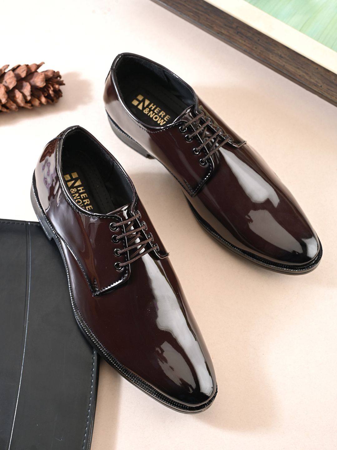 HERE&NOW Men Lace-Ups Formal Derbys-picture-43