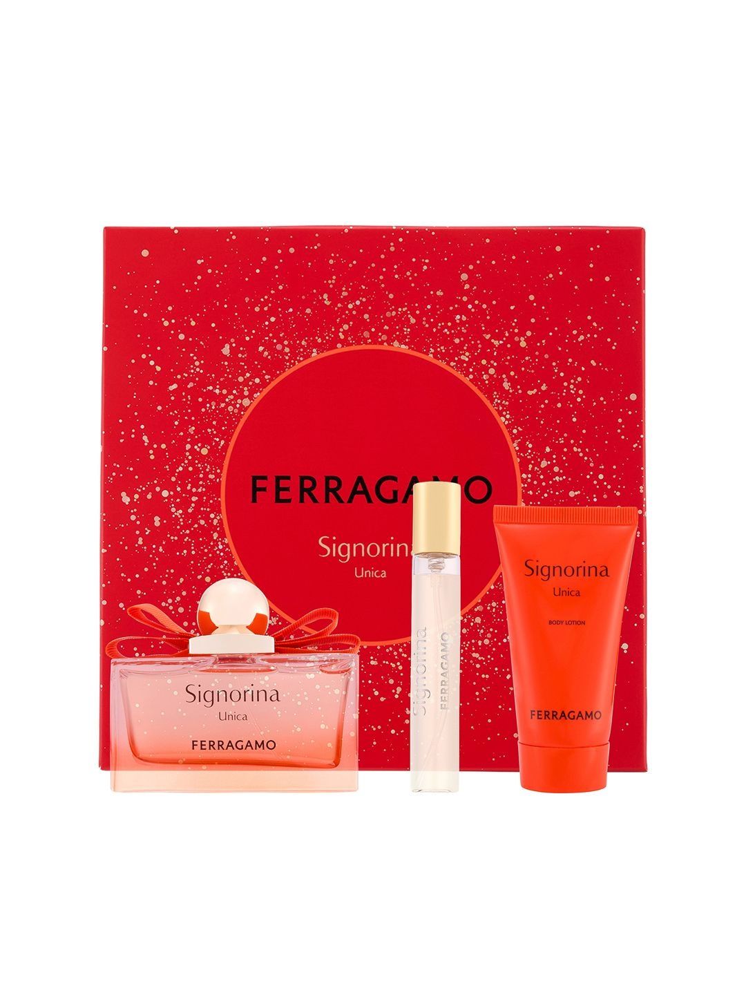 Salvatore Ferragamo Set Of 3 Signoria Unica EDP-100 ml &15 ml, Body Lotion -100 ml-image-36