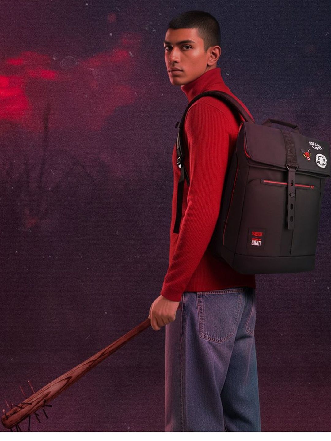 Urban Jungle Unisex Graphic Applique Backpack-picture-31