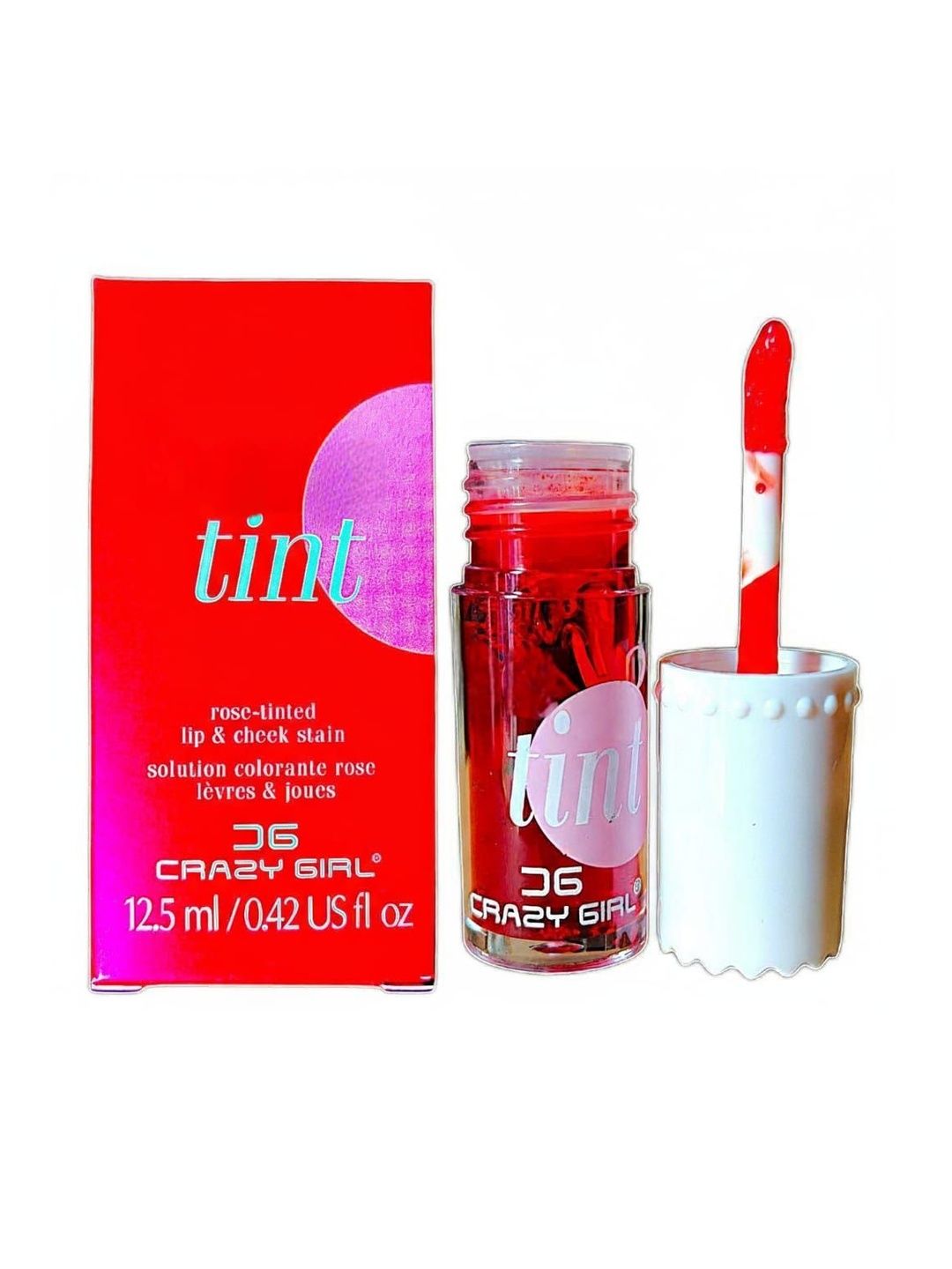 Crazy Girl Waterproof Tinted Lip & Cheek Tint - 2.5 ml - Red-image-17