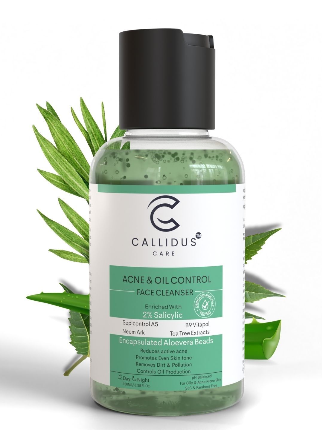 CALLIDUS Acne & Oil Control Face Cleanser With Tea Tree Extracts - 100 ml-image-13
