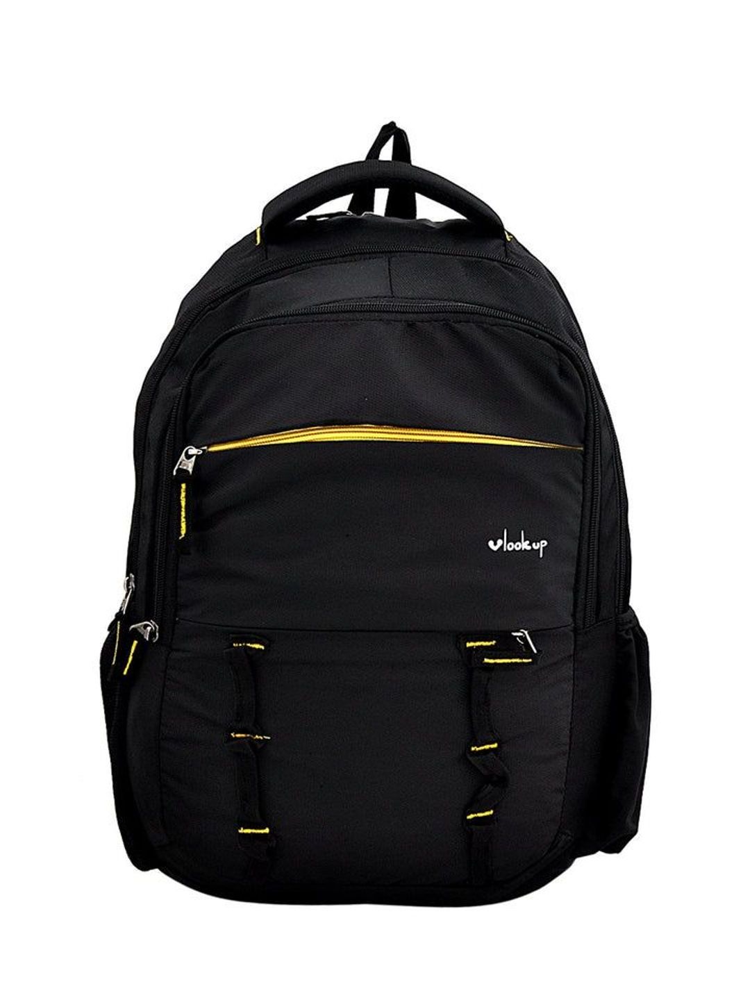 yelloe Unisex Brand Logo Contrast Detail Backpack-picture-23