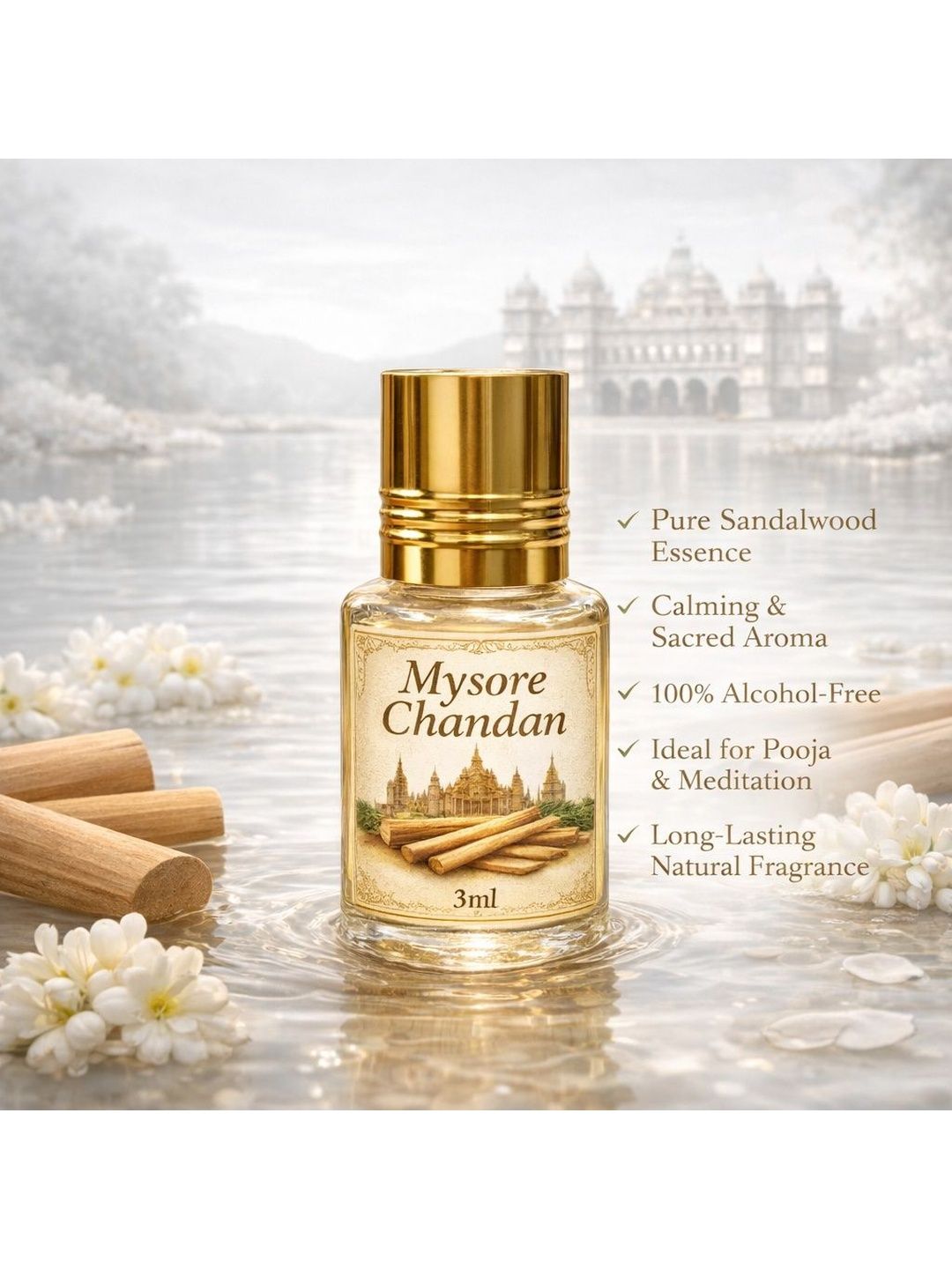 YELE PERFUMES Mysore Chandan Attar - 6ml-picture-12