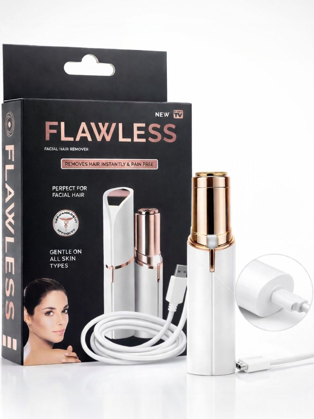 CUVLY Facial & Eyebrow Hair Removal Epilator