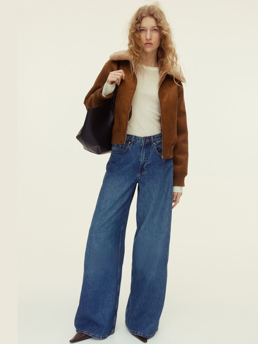 H&M Teddy-Collared Jacket