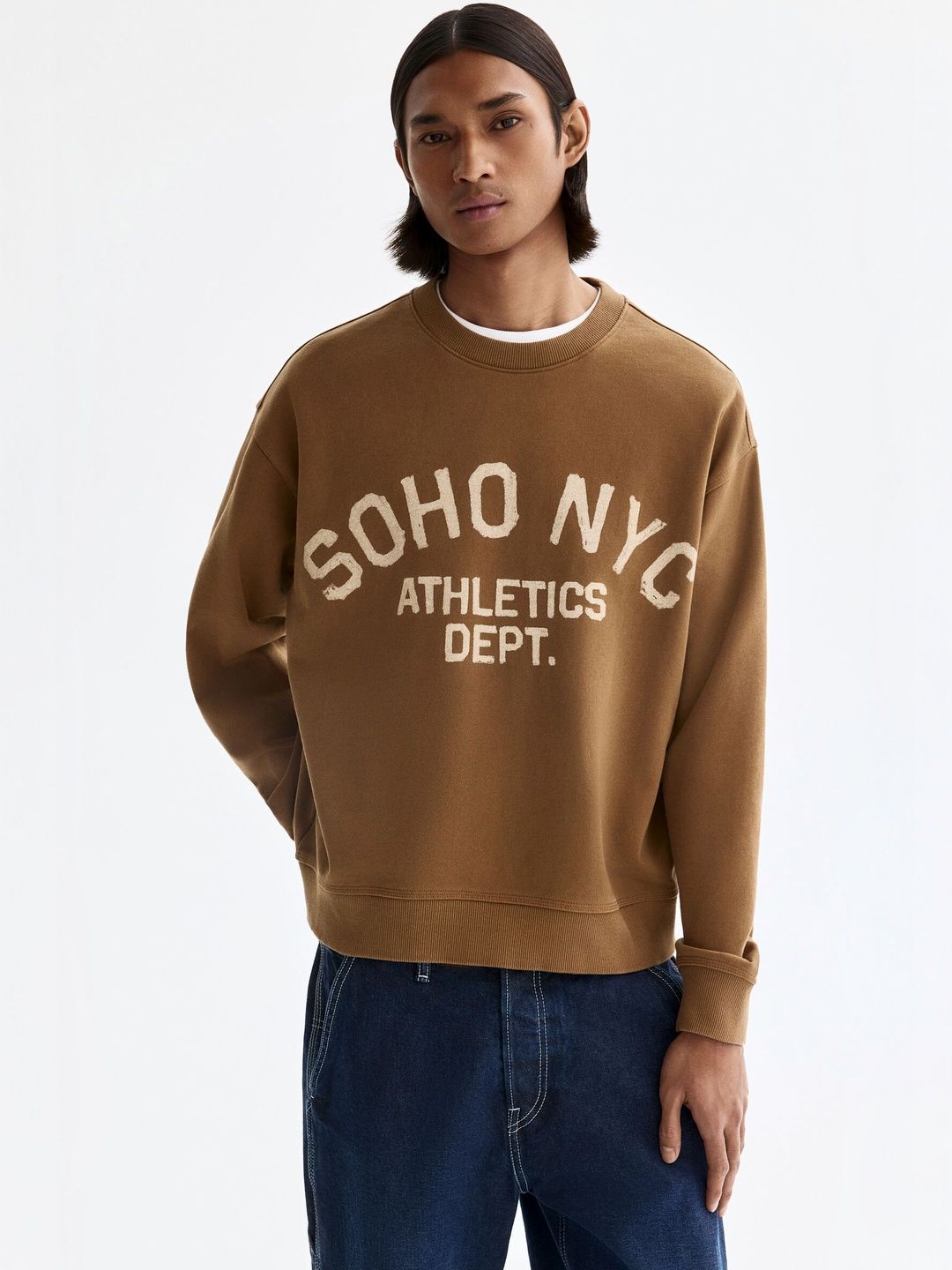 H&M Loose Fit Printed Sweatshirt-picture-44