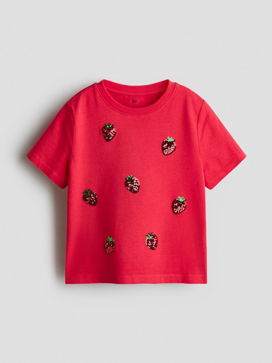 H&M Girls Motif-Detail T-Shirt