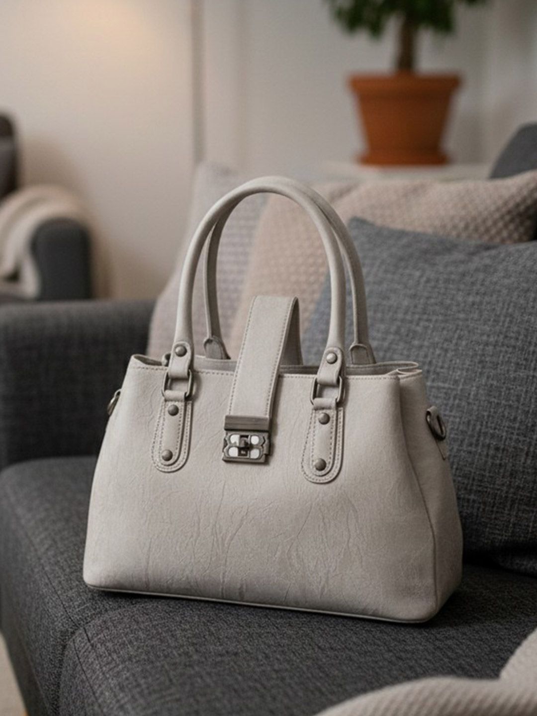 Elecsera Textured Structured Handheld Bag-picture-11