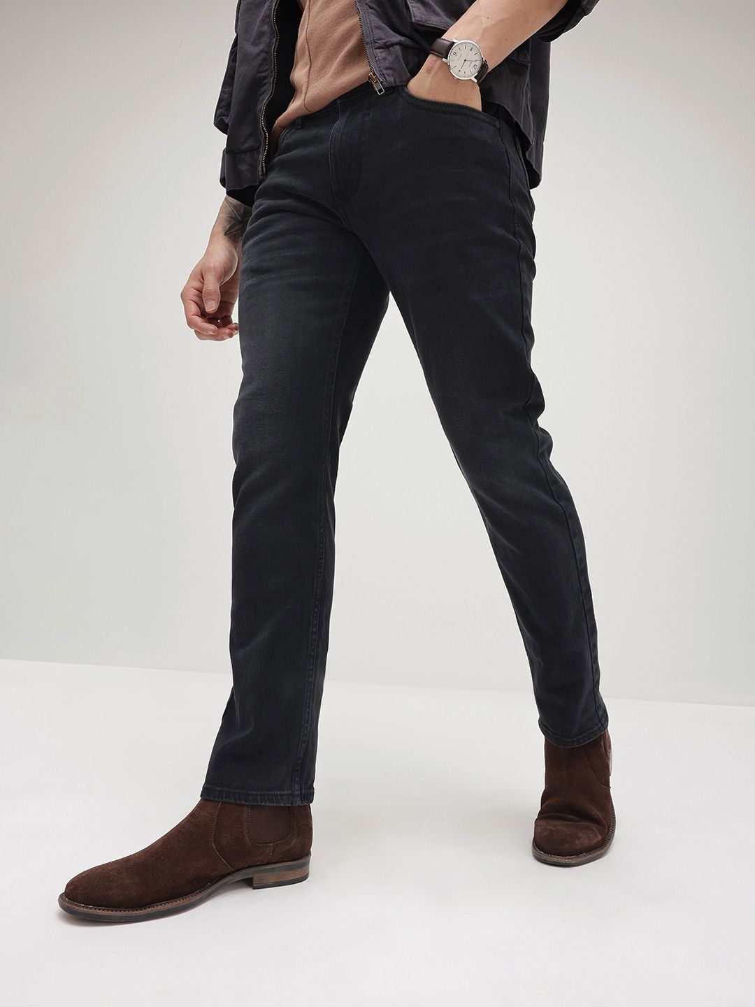 The Roadster Life Co. Men Slim Fit Stretchable Jeans-picture-24