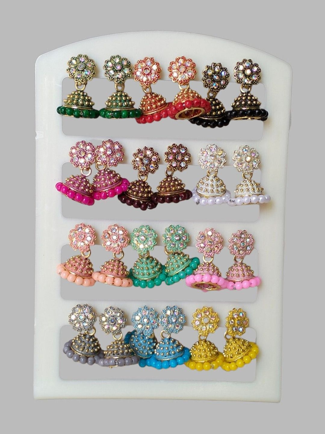 TorontoCN Floral Jhumkas Earrings-picture-28