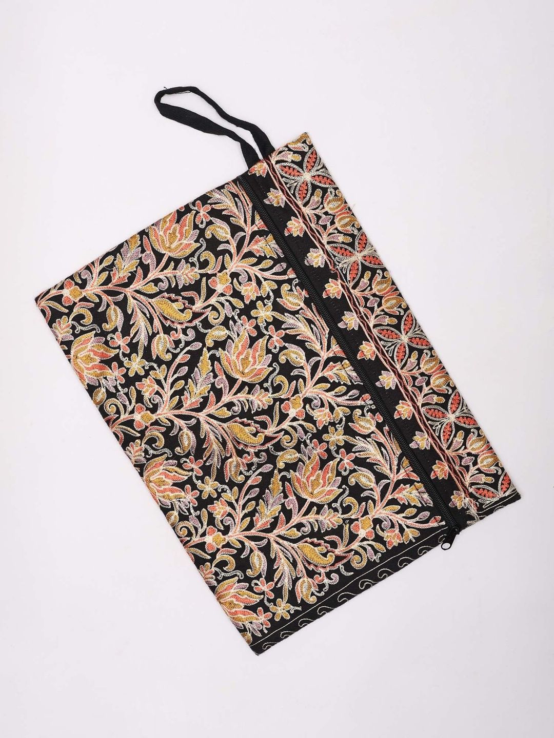 Exotic India Unisex Embroidered Laptop Bag-picture-39