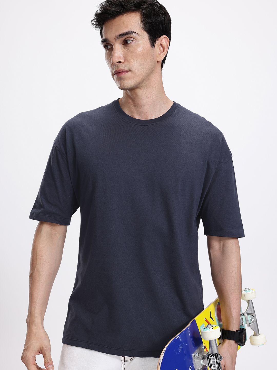 Kook N Keech Drop-Shoulder Sleeves Pure Cotton Oversized T-shirt-picture-16