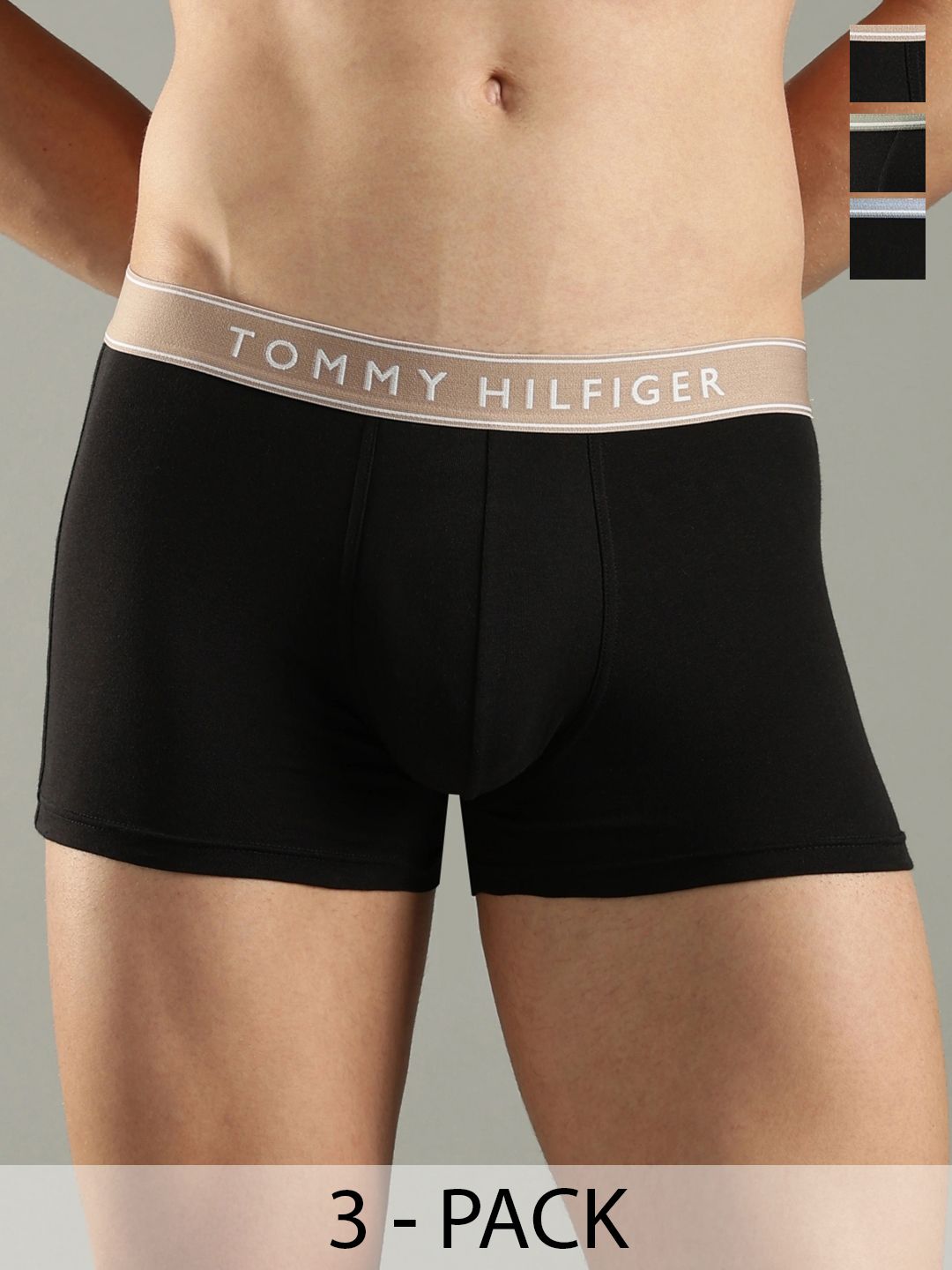 Tommy Hilfiger Pack Of 3 Low Rise Short Trunks-picture-40