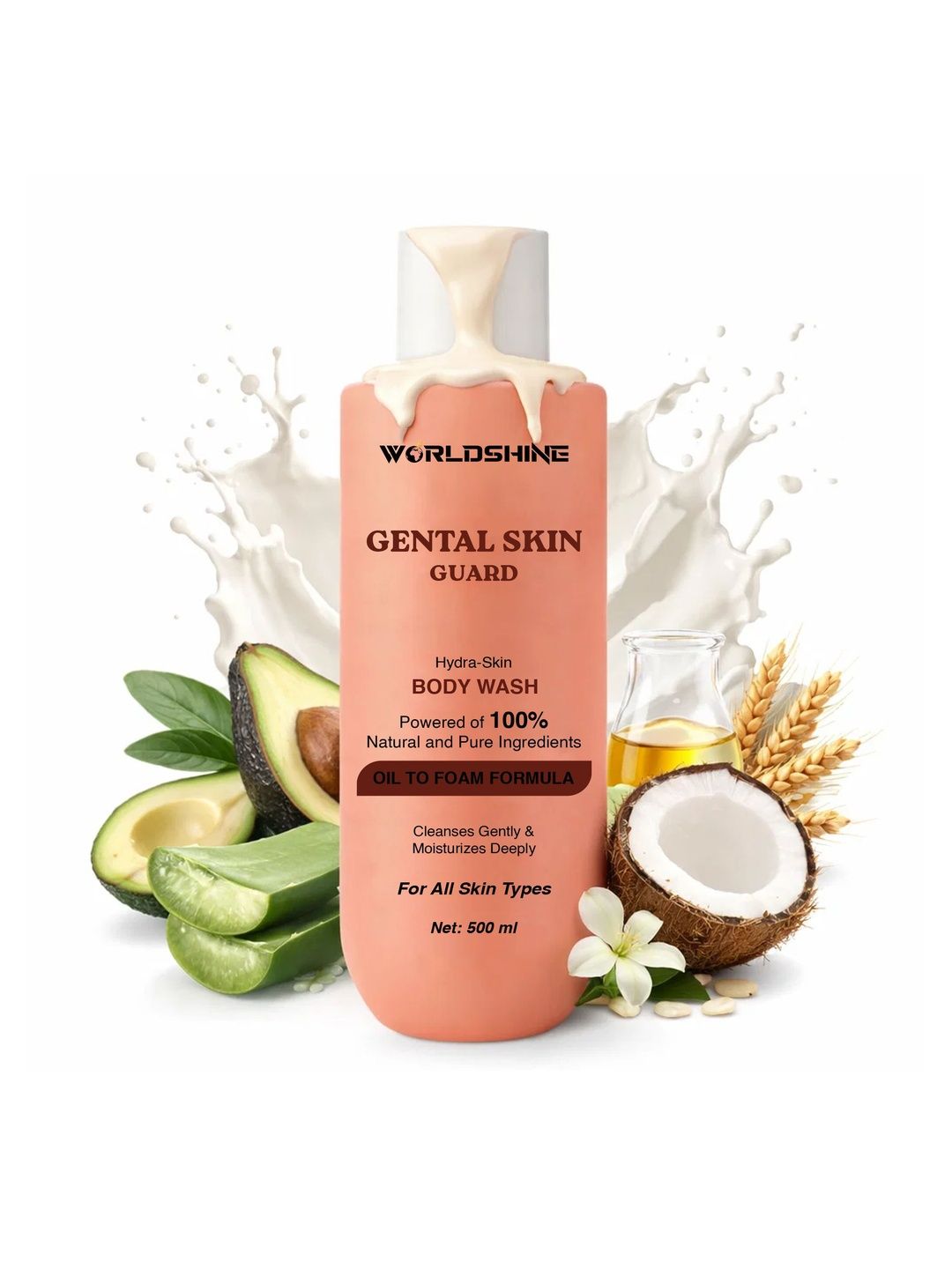 WORLDSHINE Gentle Skin Guard Hydra-Skin Body Wash- 500 ml-picture-31
