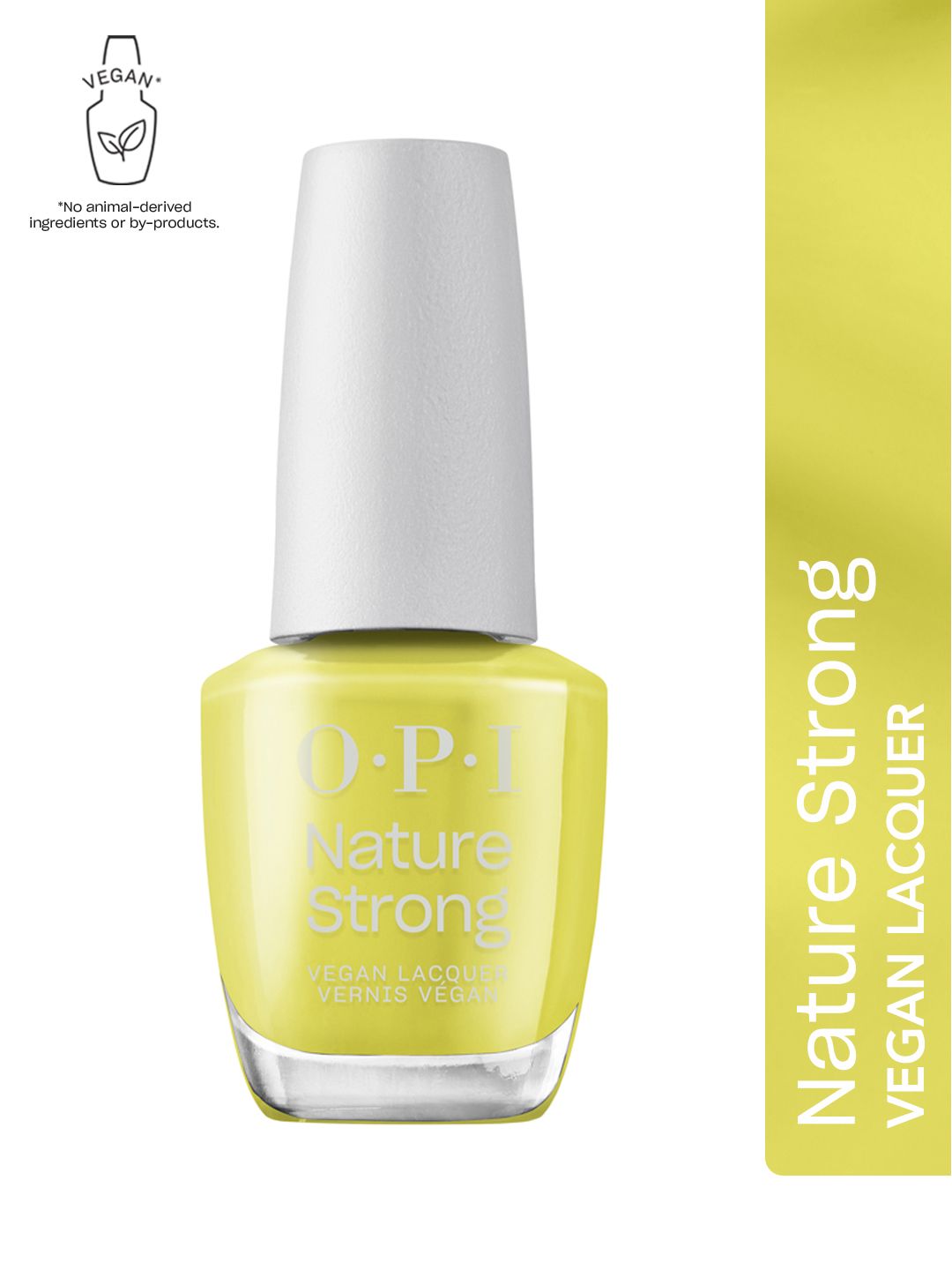 O.P.I Nature Strong Long Lasting Vegan Nail Lacquer 15ml - Give Me Some Suga Cane-image-23