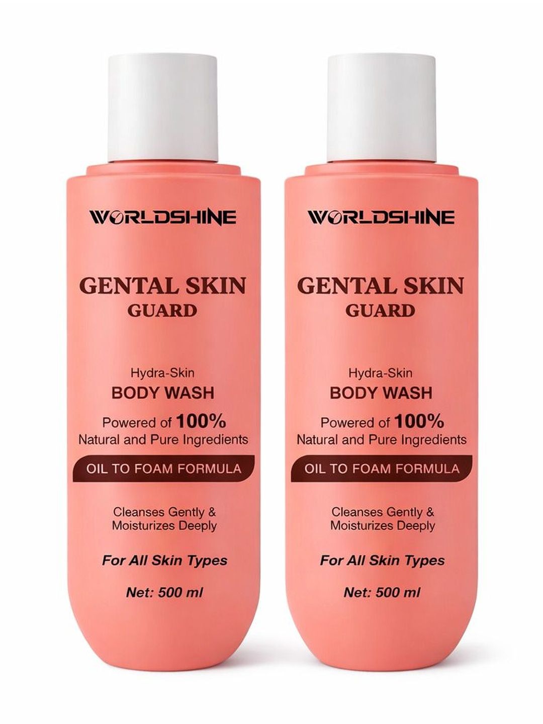WORLDSHINE Set Of 2 Gentle Skin Guard Hydra-Skin Body Wash- 500 ml Each-image-27