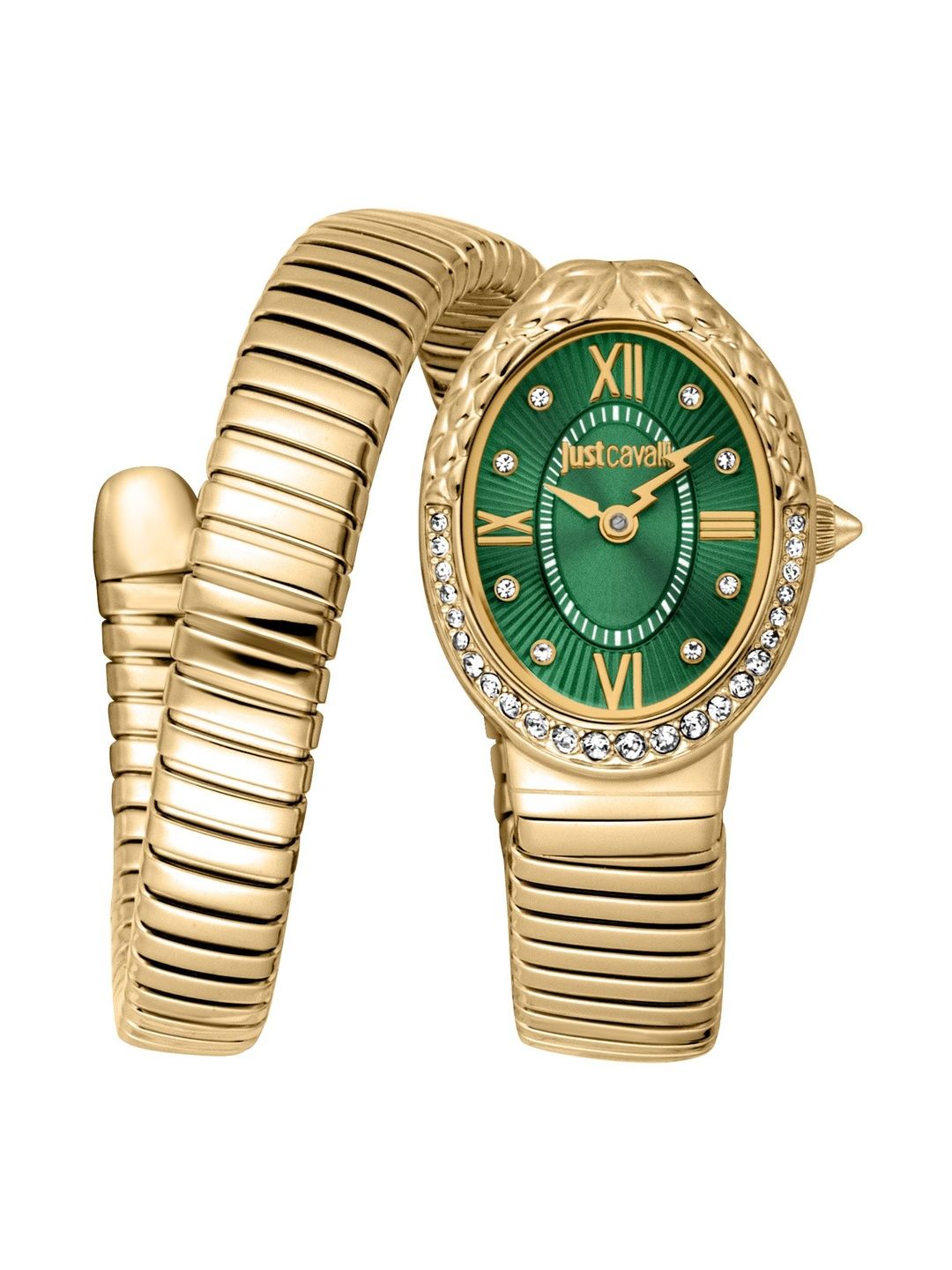 Just Cavalli Women Dial & Wrap Around Straps Analogue Date Aperture Watch-image-6