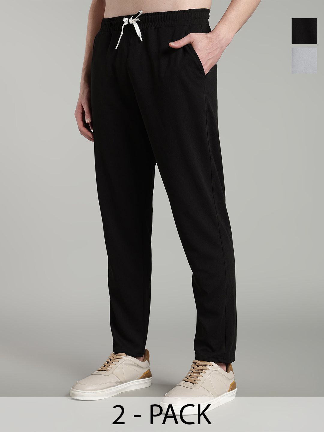 SWADESI STUFF Men Pack Of 2 Cotton Track Pants-picture-55
