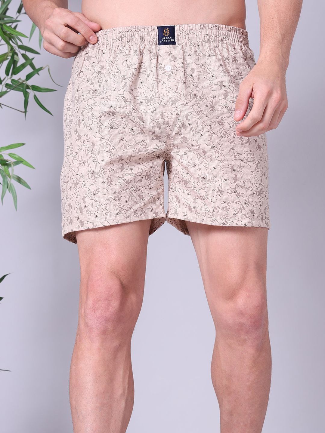 URBAN SCOTTISH Printed Pure Cotton Boxers-image-44