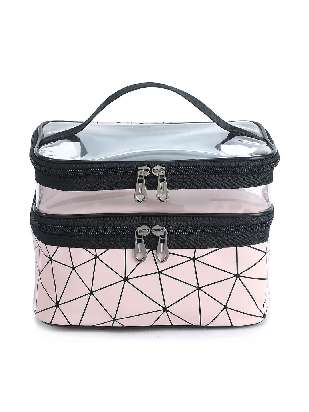 Mebo Pink Set of 1 Water Resistant Makeup Organiser Organisers-picture-44