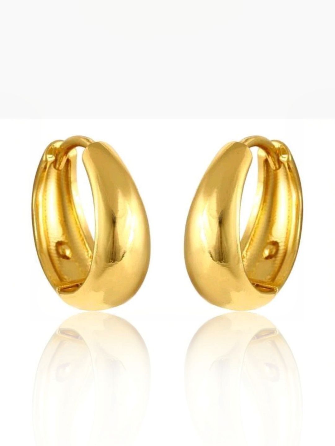 Deccan Store Oval Hoop Earrings-picture-0