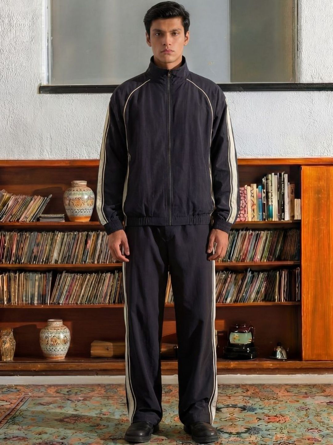 EVERDION Men Round Neck Mid-Rise Tracksuits-picture-18