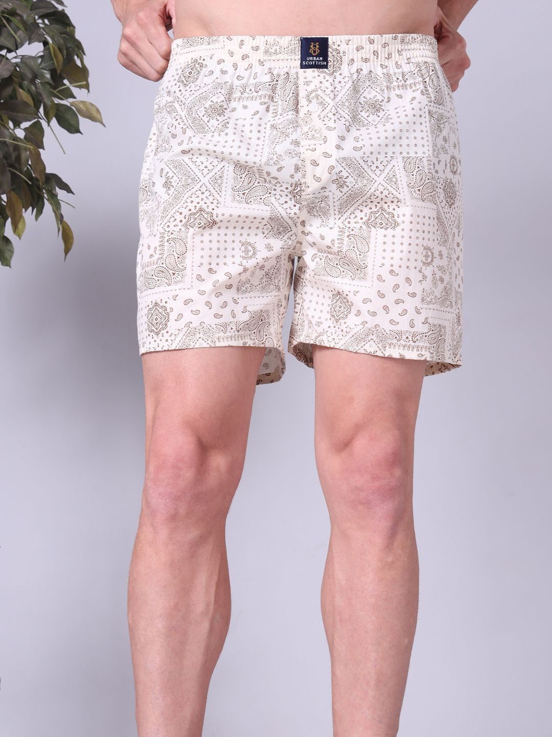URBAN SCOTTISH Printed Pure Cotton Boxers-image-31