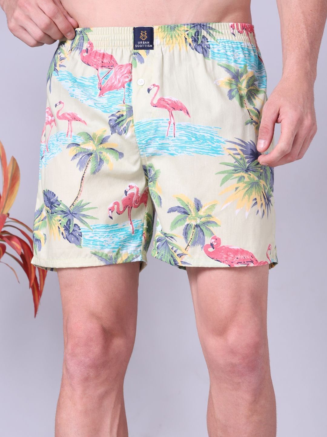 URBAN SCOTTISH Printed Pure Cotton Boxers-image-16