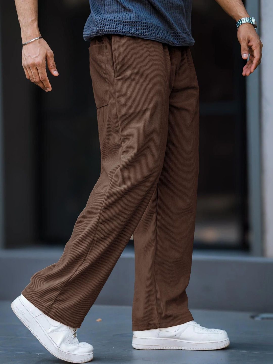 MaverIQ Men Corduroy Trousers-image-48