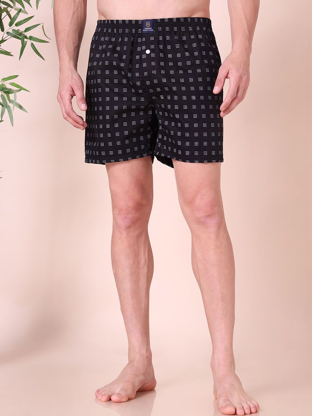 URBAN SCOTTISH Printed Pure Cotton Boxers-image-18