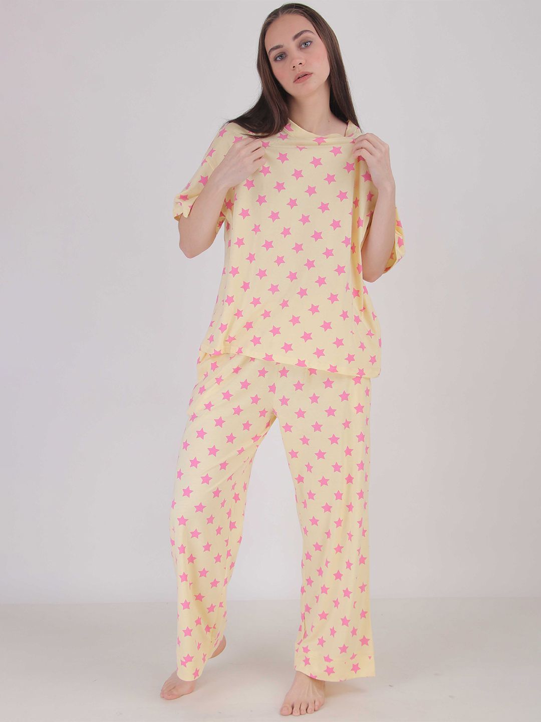 Masha Women Printed Night suit-picture-10