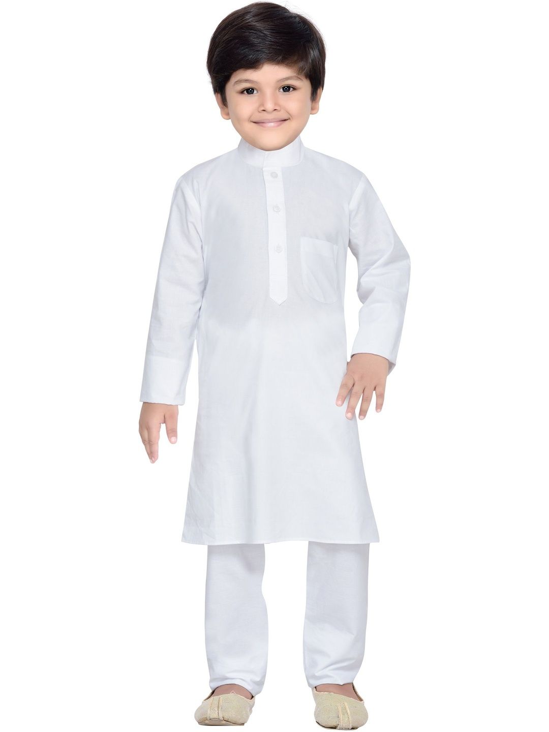 Aj DEZInES Boys Regular Pure Cotton Kurta with Pyjamas-picture-53