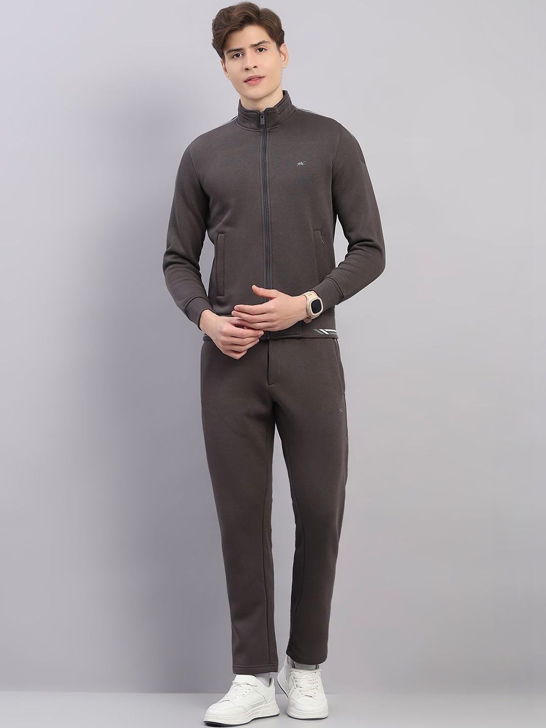 Monte Carlo Men Stand Collar Mid-Rise Tracksuits-picture-13