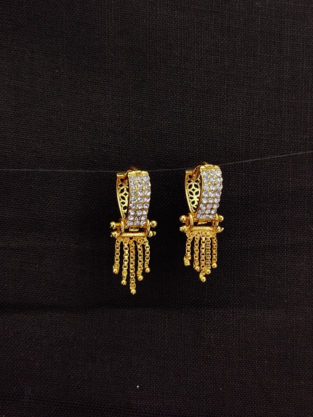 Deccan Store Geometric Drop Earrings-picture-15