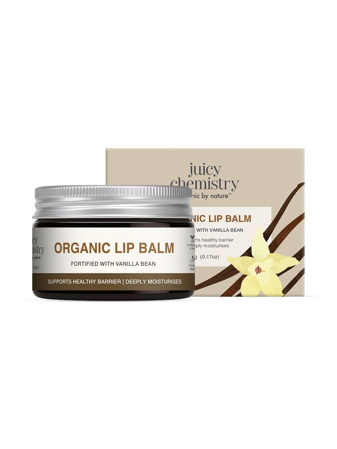 Juicy Chemistry Organic Lip Balm With Vanilla Bean - 5 g-image-16