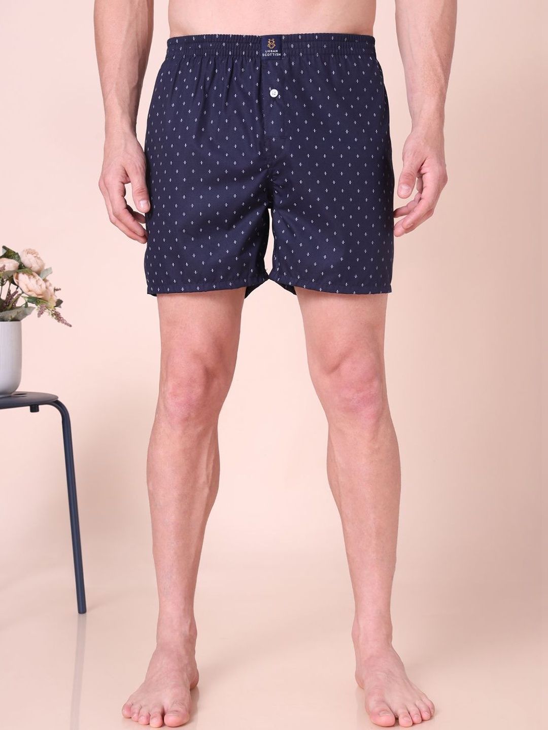 URBAN SCOTTISH Printed Pure Cotton Boxers-image-19