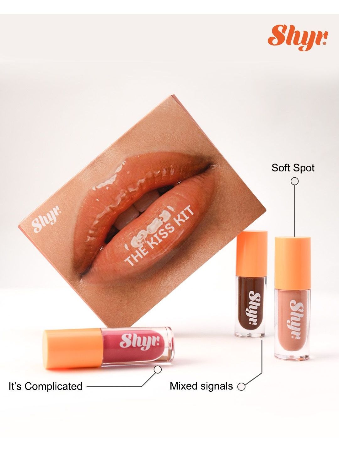 SHYR BEAUTY Set Of 3 Soft Serve Lip Gloss- 5 ml Each- Soft Spot- It's Complicated-image-29