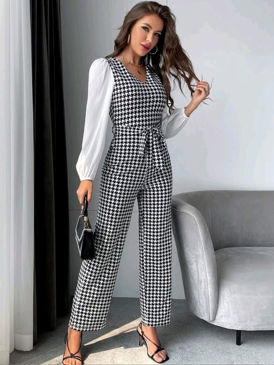 KI STUDIO Printed Basic Jumpsuit-picture-50