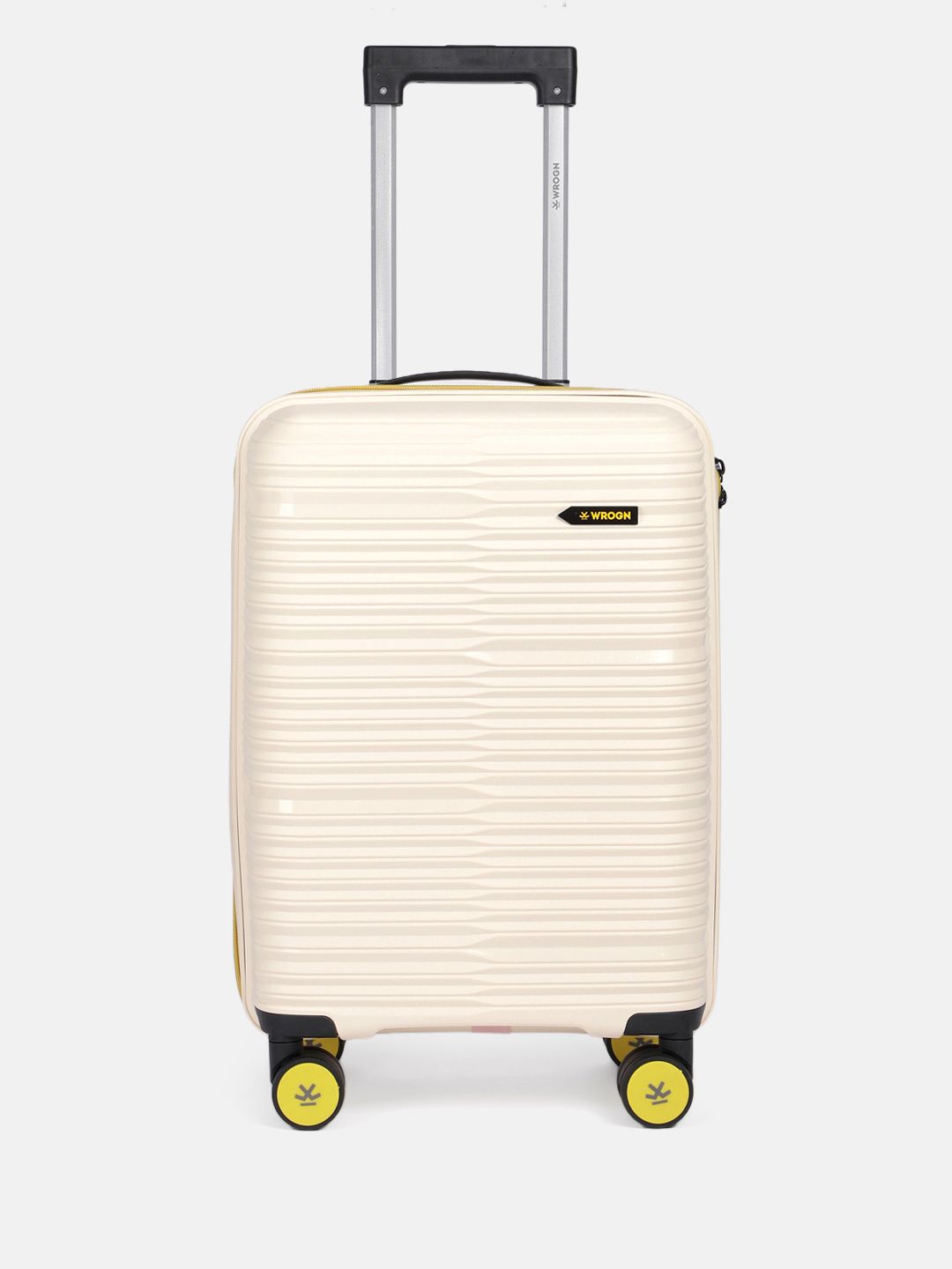 WROGN Magnite Textured Cabin Hard Suitcase Trolley Bag- 50L