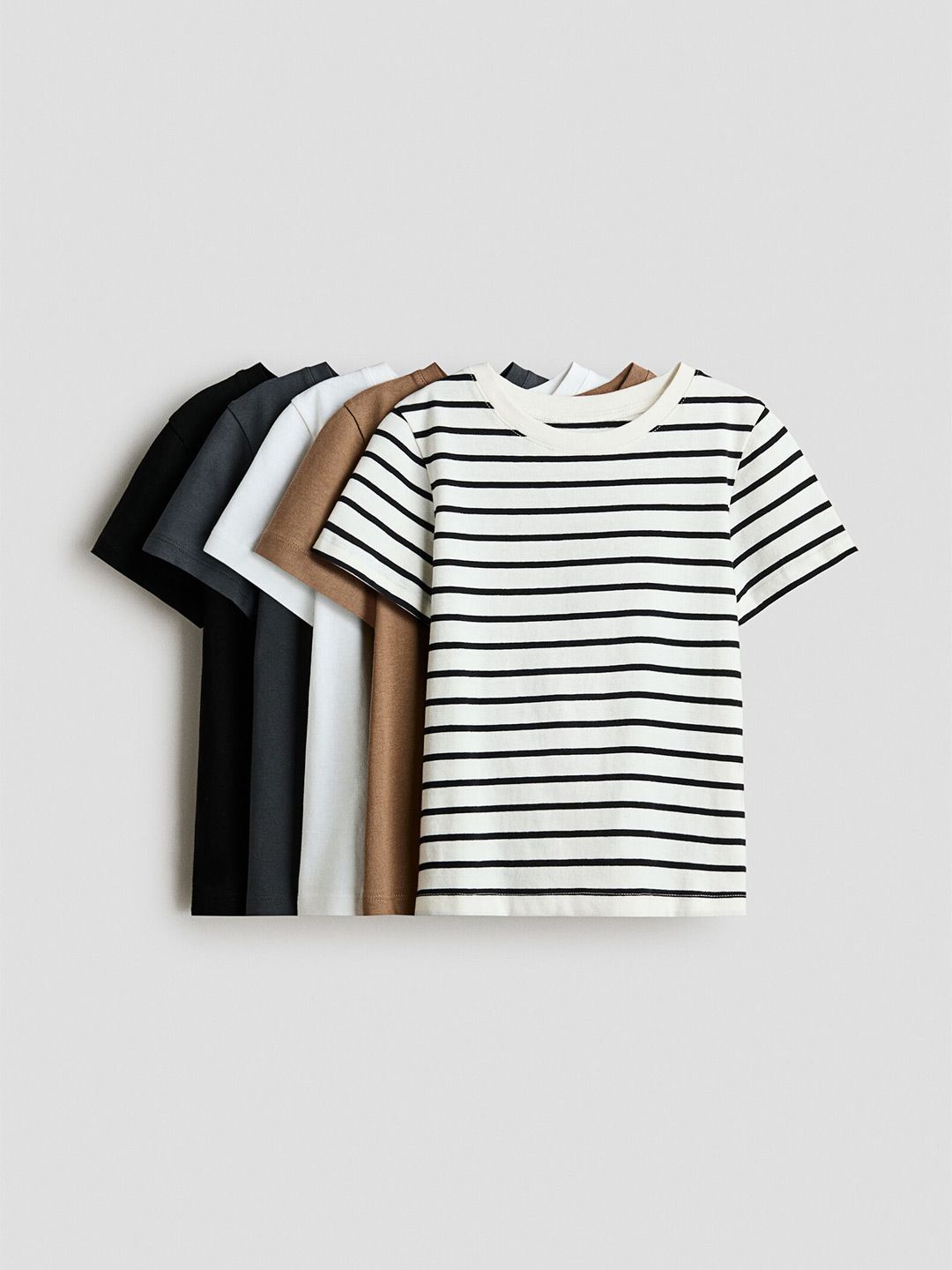 H&M 5-Pack Cotton T-shirts