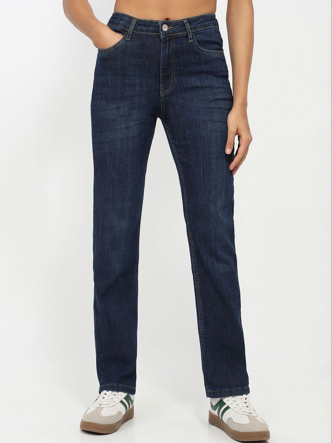 Kraus Jeans Women Straight Fit High-Rise Jeans-picture-13